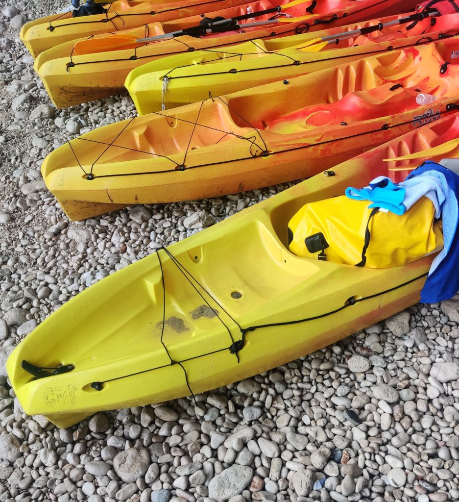Des kayaks au port de Dubrovnik