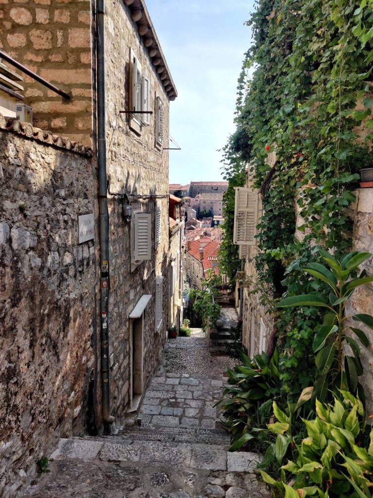 Rues pavées de Dubrovnik