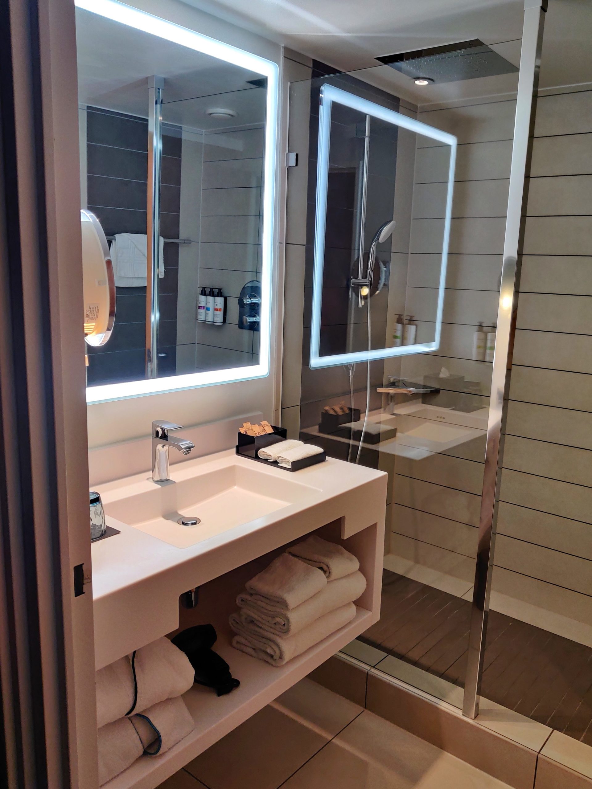 Salle de bains chambre hotel pullman paris centre bercy