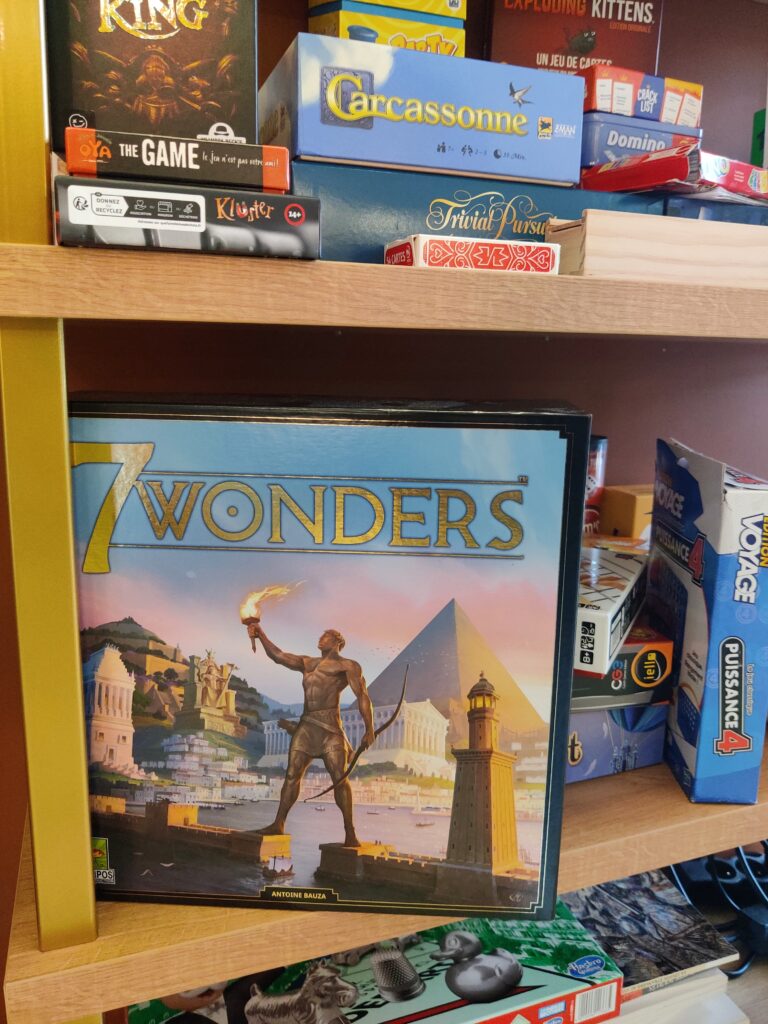 7 Wonders au bar à jeux de Suresnes