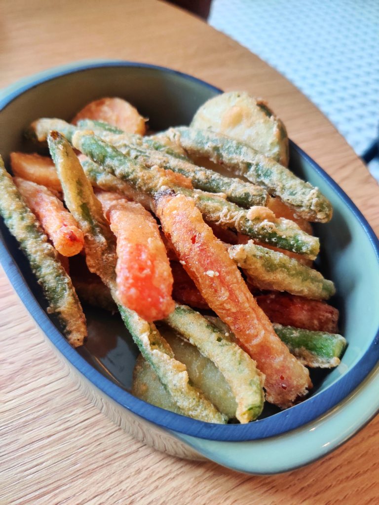 Tempuras de légumes du restaurant Jolia