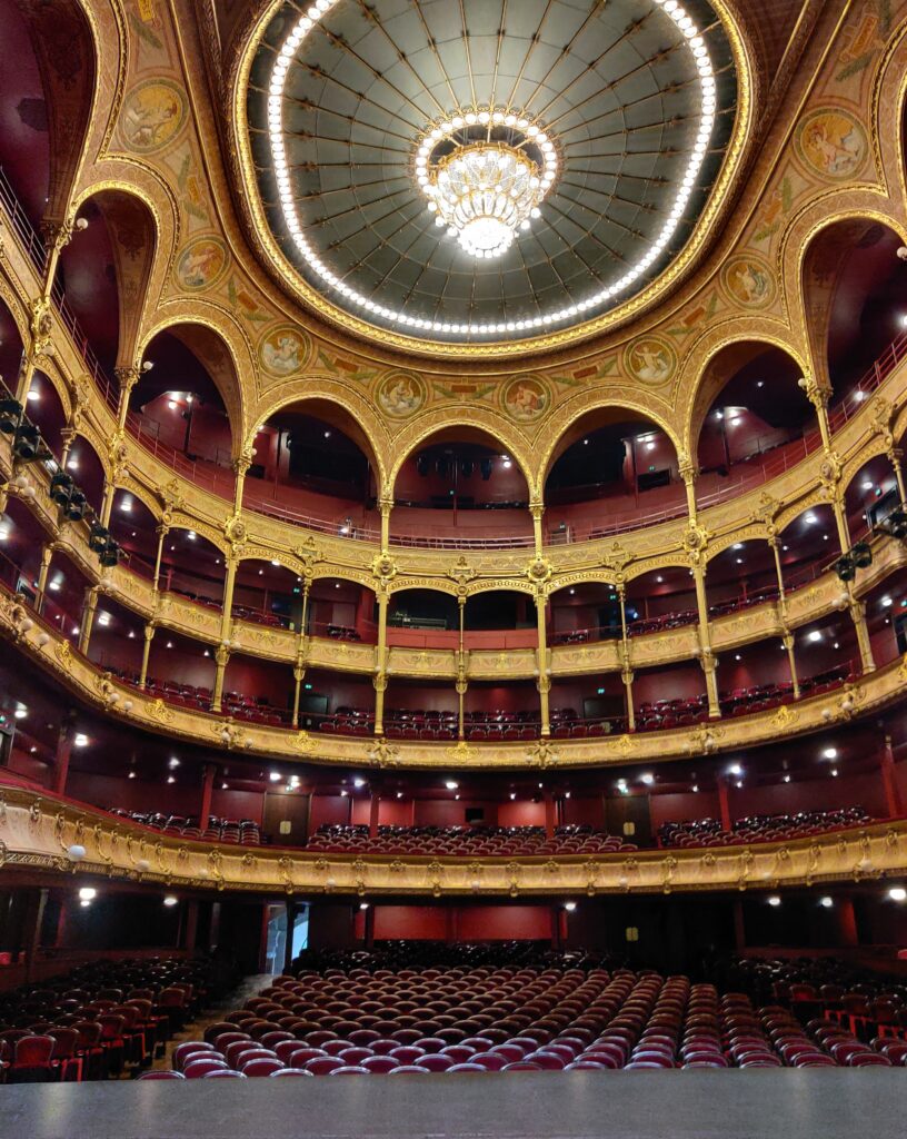 La magnifique grande salle du Théâtre du Châtelet