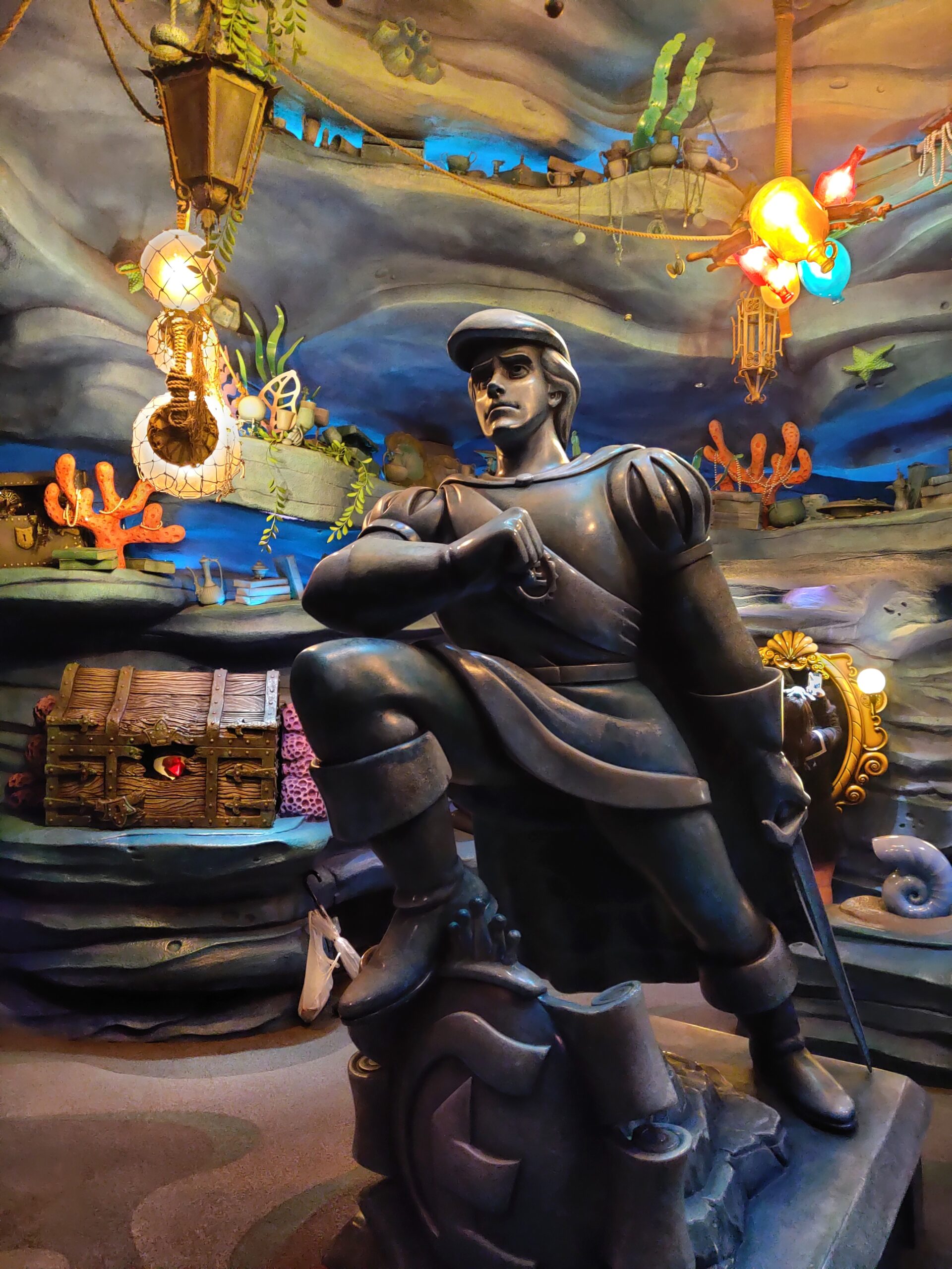 Statue de Eric dans le land de La Petite Sirène