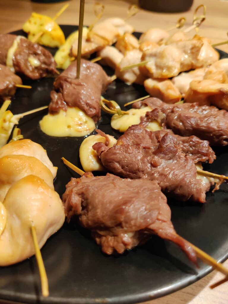 Brochettes boeuf fromage maison recette facile